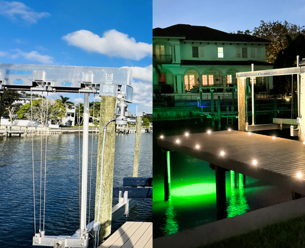 Deck light and lift boats